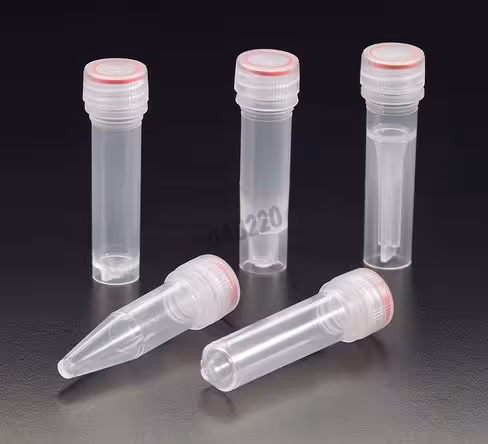 Microtube 15 ml PP cap vis inviolable joint x 1000