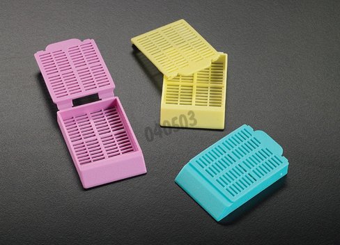 Histosette 1 traitement pour tissue angle 45° blanche x 500