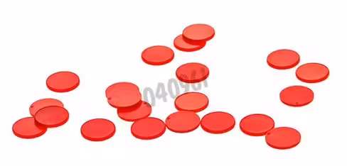 Insert 53 mm rouge x 500