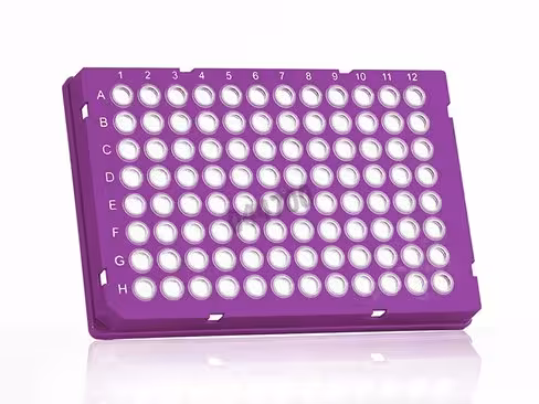 Plaque 96 PCR framestar cadre violet x 50