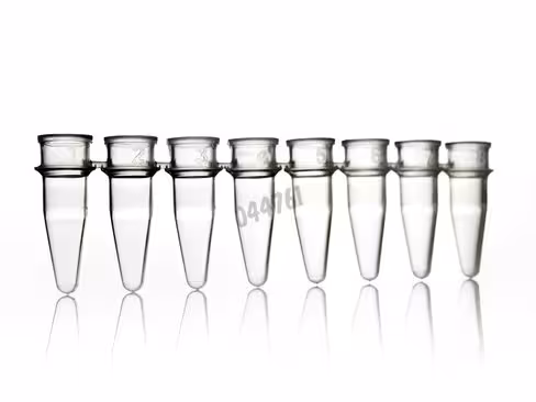 Barrette PCR de 8 tubes x 125