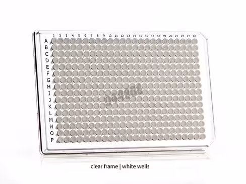 Plaque PCR framestar 384 puits blancs avec film qPCR pour lightcycler lc480 x 50