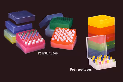 Cryoboîte 100 tubes vert