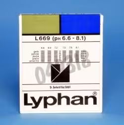 Papier ph 6,6-8,1 boîte 200 bandelettes