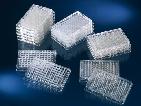 Plaque 96 stérile avec couvercle code barre NUNC x 160