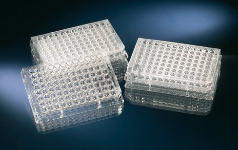 Plaque culture 96 puits fond rond avec couvercle /10 NUNC x 160