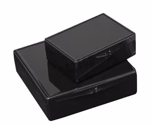 Boîte Western Blot Plastipak noire opaque 89 x 65 x 25 mm x 5