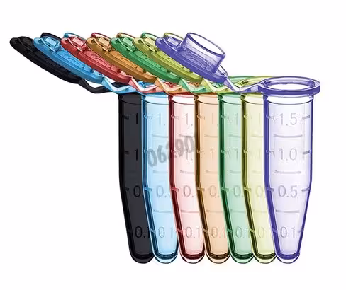 Microtube sureseal 1,5 ml transparent stérile stop-pops inclus x 500