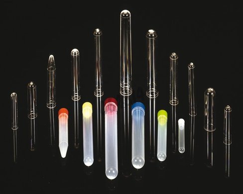 Tube 1,6 ml PS Ø 8 mm hauteur 50 mm x 1000