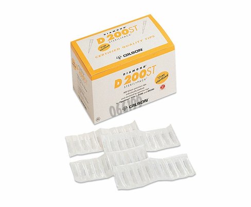 Pointe Diamond GILSON sterilpack d200 200 µl stérile /1 x 400