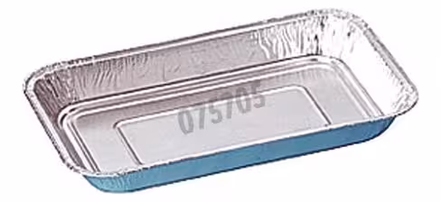 Barquette en aluminium 121 x 83 x 47 mm 330 ml x 100