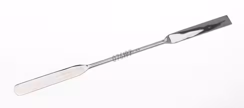 Spatule double longueur 185 mm inox