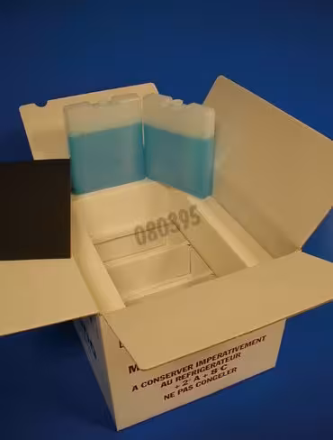 Emballage isotherme 4,5 l 268 x 268 mm hauteur 310 mm