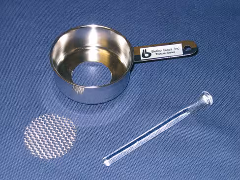 Grille acier maille 30 520 µm pour tamis cellulaire cellector Bellco x 5