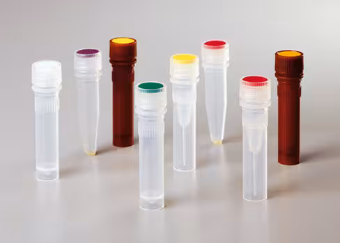 Capuchon forme basse insert rouge stérile vrac NALGENE x1000