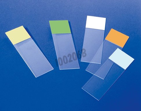 Lame super frost bleue bord rodé 45° x 50