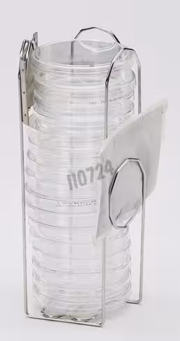 Rack pour 15 boîtes Pétri 60-100 mm