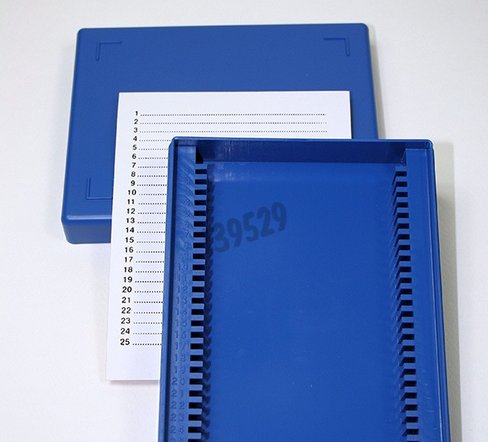 Boîte pour 2 µlames bleu