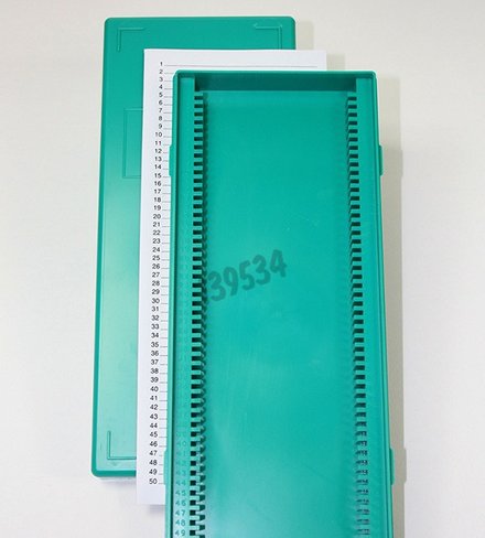 Boîte pour 50 lames vert