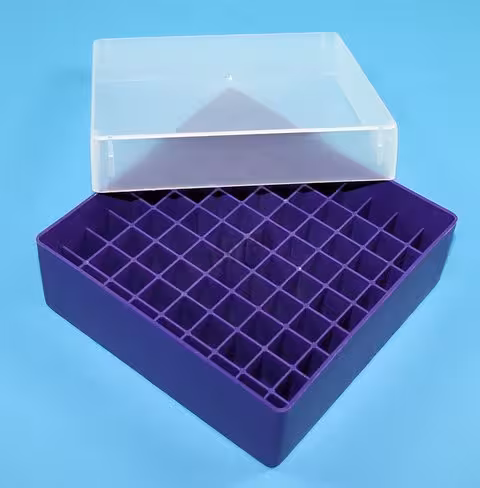 Boîte PPN 81 cryotubes violette