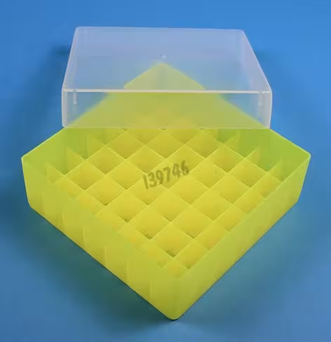 Boîte tubes Ø 16,5 mm jaune