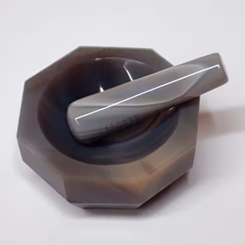 Mortier pilon en agate 150 ml Ø 130 mm