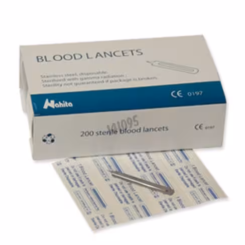 Lancette stérile pointe 3 mm x 200