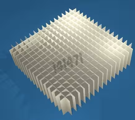 Séparateur 256 tubes Ø 7,2 mm hauteur 40 mm pour boîte cryo 133 x 133 mm