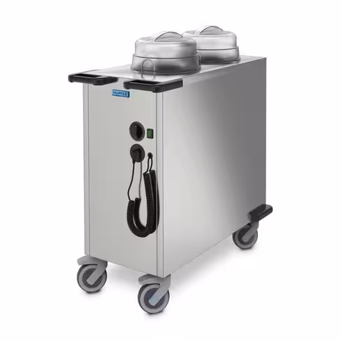 Chariot à niveau constant chauffant 2 colonnes - pour assiettes Ø 19-26 cm
