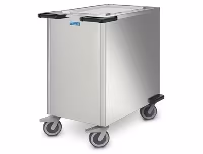 Chariot à niveau constant fermé - pour plateaux - capacité 120 plateaux