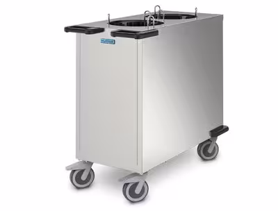 Chariot à niveau constant neutre 2 colonnes - pour assiettes Ø 27-33 cm