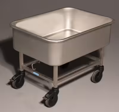 Bac de lavage mobile inox pour 4 x GN 1/1 - 90 l