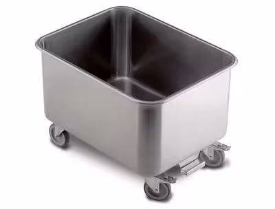 Bac de lavage mobile inox 4 x GN 1/1 160 l