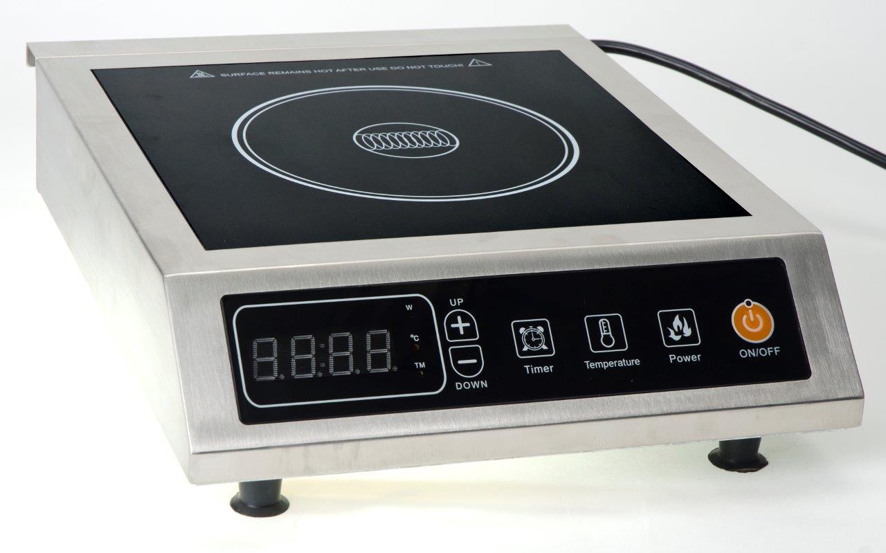 Plaque à induction Pro Innov vitrocéramique à poser - inox