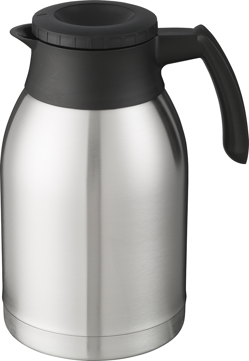 Pichet isotherme 2 l tout inox - bouchon filtrant - pour machines Iso