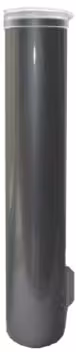 Distributeur de gobelet en métal gris
