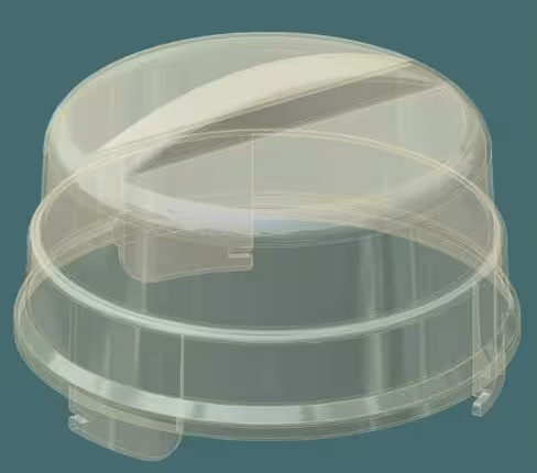 Couvercle de rechange transparent pour chariot niveau constant pour assiettes Ø 19-26 cm