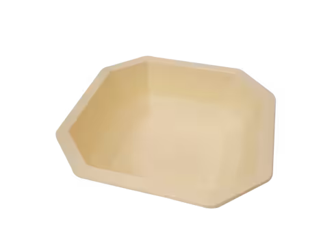 Barquette thermoscellable octogonale prépa chaude et froide polypropylène beige - 160 x 160 x 45 mm - lot de 680