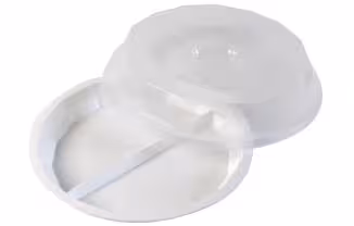 Barquette thermoscellable ronde prépa chaude et froide polypropylène blanc - diam 232mm x 25 mm - lot de 360