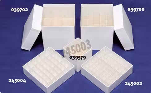 Boîte carton 64 tubes 14 mm hauteur 70 mm