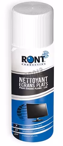 Gel nettoyant ecran plat 50 ml avec chiffon