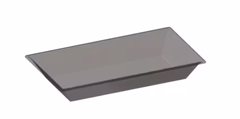 Barquette thermoscellable - Prestige 1 compartiment - prépa. chaud/froid l. 265 x l. 163 x h. 37 mm - blanc - lot de 260