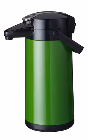 Bouteille isotherme à pompe Airpot Furento tout inox - vert métallisé 2,2 l - pour machine TH