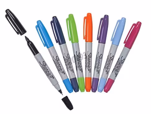 Marqueur permanent Sharpie double-pointe 8 coloris x 8