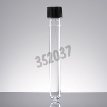 Tube culture fond rond PS 16 ml 16 x 125 mm cap vis /1 Falcon x 500