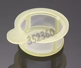 Tamis grille nylon 100 µm Falcon stérile code couleur jaune pour tube 50 ml emballage individuel x 50