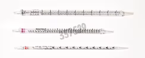 Pipette Falcon 5 ml 1/10 cotonnée PS emballage multiple - 20 sachets de 25