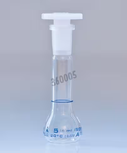 Fiole jaugée avec bouchon PTFE 1423 classe A 50 ml x 2