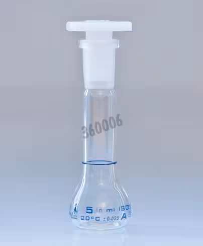Fiole jaugée avec bouchon PTFE 1423 classe A 100 ml x 2