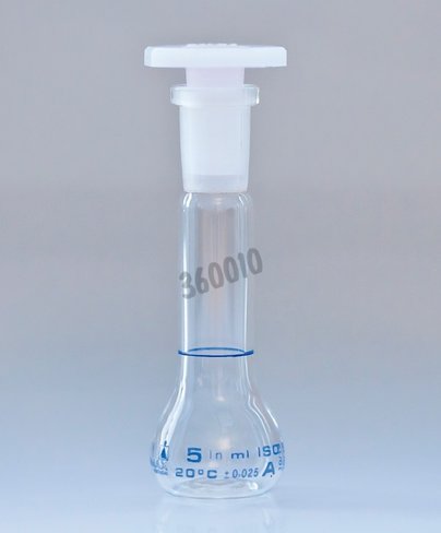 Fiole jaugée avec bouchon PTFE 2429 classe A 1 l x 2